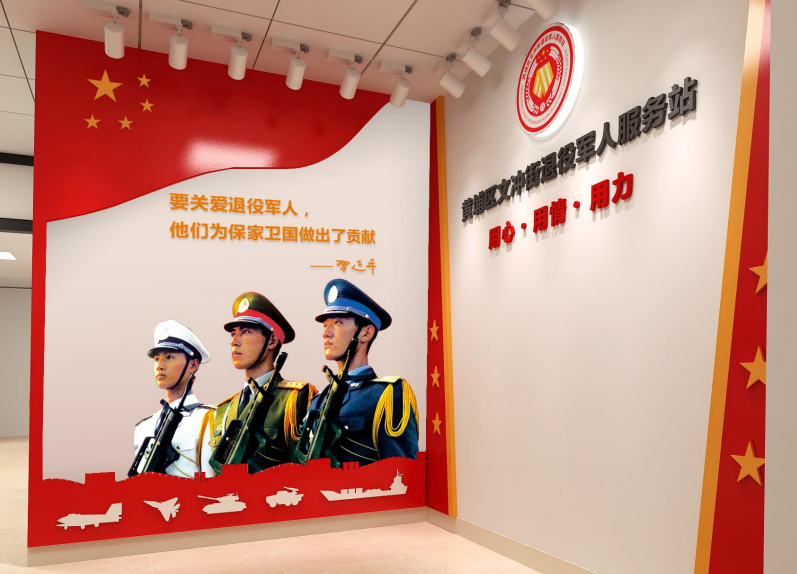 退役軍人服務站黨建設(shè)計